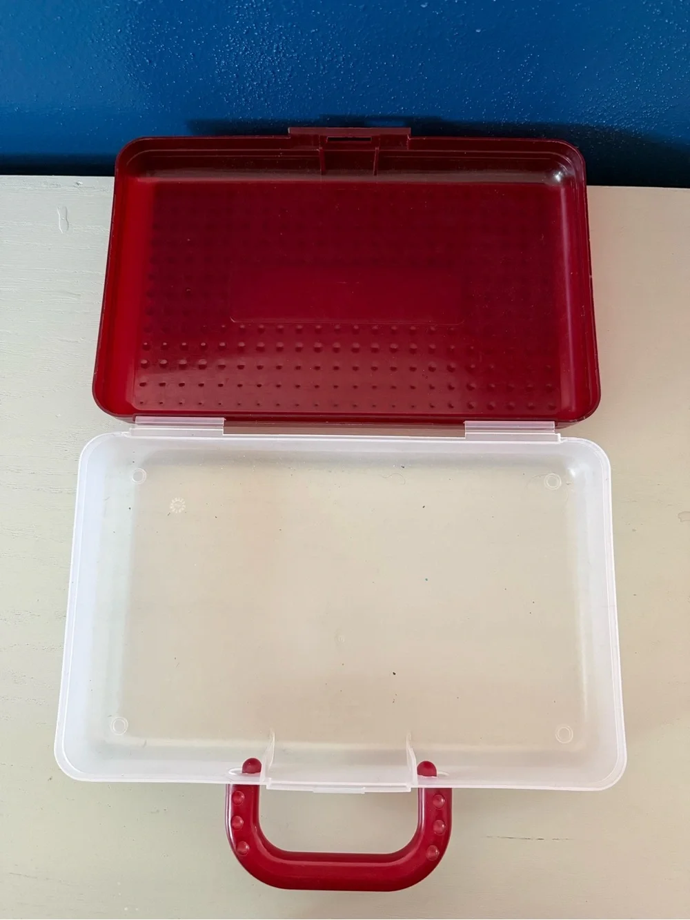 Vintage 1990s Y2K Lot of 3 Spacemaker Pencil Cases Boxes Red Teal School Supply